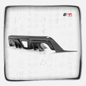 Difusor Trasero de Fibra de Carbono Tipo AG para FT86 GT86 ZN6 2011-2018, Mejora Aerodinámica Ligera, Compatible con Pre-facelift y Facelift - Product Image 1