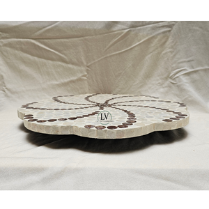 Available OEM Trending Beautiful Design Handicraft MOP Searving <b>Tray</b> for Home Restaurant Decor Made in Vietnam - Product Image 4