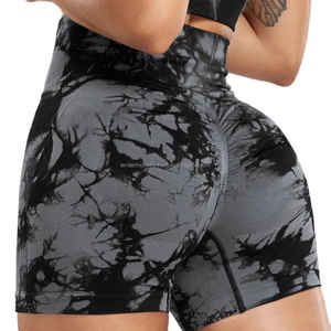 Mallas de Yoga de cintura alta para mujer 2023, pantalones cortos transpirables de neopreno y poliéster para gimnasio, pantalones cortos de entrenamiento sin costuras - Product Image 5