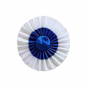 Vente de qualité Rosettes conçues sur mesure et faites à la main en ruban de rosette de couleur noire pour accessoires maçonniques Regalia - Product Image 4