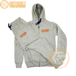 Survêtement d'hiver personnalisé en molleton 100 % coton brodé, haute qualité, respirant, pour fraternité et sororité grecque Psi pour hommes - Product Image 5