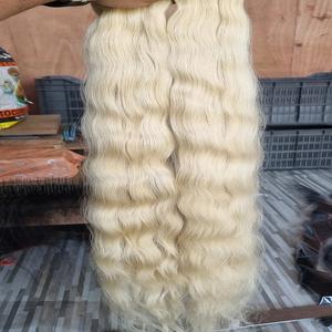 Cheveux tissés de bonne qualité, cheveux blonds, cheveux humains, produits capillaires, extensions de cheveux, cheveux blonds indiens, cheveux blonds soyeux - Product Image 1