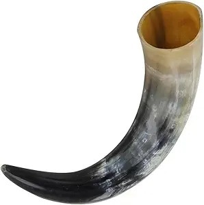 Jarra de Cuerno Vikingo que Refleja la Antigua Cultura Escandinava, Hecha a Mano, Inspirada en la Mitología y la Historia Nórdica - Product Image 4