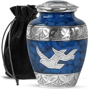 ขายร้อนคุณภาพสูงพร้อมส่งอลูมิเนียมเผาศพของที่ระลึกสําหรับซากมนุษย์ผู้ผลิตโดยตรงของที่ระลึก Urns - Product Image 2