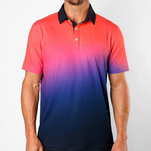 Camiseta Deportiva Casual para Hombre OEM, Diseño Personalizado, Manga Corta, Tejida, Transpirable, Ecológica, Ropa de Golf para Exteriores - Product Image 2