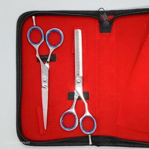 Tijeras de peluquero de acero inoxidable más vendidas, tijera de corte de pelo de borde afilado para salón, maquinilla de afeitar, corte de pelo, borde de maquinilla de afeitar - Product Image 3