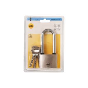Cadenas à disque en fer avec longue manille YALE Y112/40/138/1, argent - Product Image 1