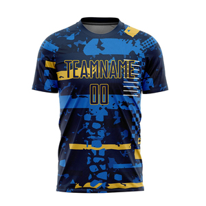 Venta al por mayor jersey de fútbol sublimado completo con nombre y número del equipo top seller ropa deportiva jersey de fútbol para unisex - Product Image 2