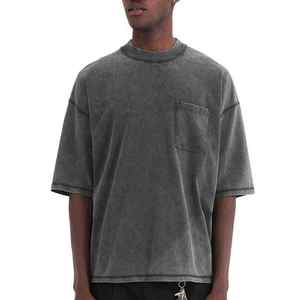 เสื้อยืดผ้าฝ้าย100% บ็อกซี่ทรงเรียบใส่ได้ทั้งชายและหญิงมีโลโก้ตามสั่ง - Product Image 1