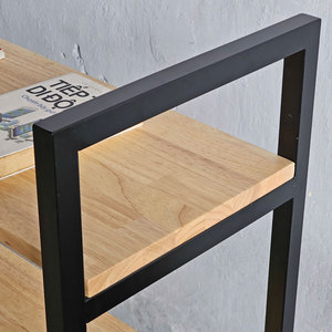 Estante de Pared Decorativo de 3 Niveles GONY KS68099 para Sala de Estar, Armario u Oficina, con Marco de Madera y Hierro para Exhibir Joyas - Product Image 5