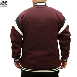 Veste Versity en laine de service OEM pour homme Vestes homme à séchage rapide personnalisées Vestes Versity grande taille respirantes pour hommes pour adultes - Product Image 5