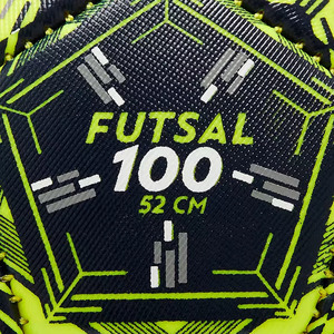 Ballons de futsal thermocollés jaunes de 52 cm, taille 3, de la plus haute qualité, nouveau design, fournisseur fiable, logo personnalisé, TATA PAK INDUSTRIES, 400-450g - Product Image 3