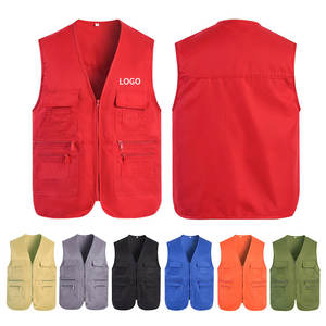 Chalecos de Malla Multibolsillos para Hombre, Casuales, de Lona, Económicos, Impermeables, Transpirables, Ecológicos, Tallas Grandes, Venta Caliente de Primavera - Product Image 4