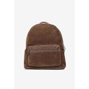 Soft <b>Backpack</b> in Genuine Suede Leather - Made in Italy - Art. 25391 - Product Image 1