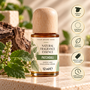 Esencia de Fragancia de Pachulí OEM 12ml |   Aroma Woody Sweet Home |   Fabricante de Marca Privada España - Product Image 1