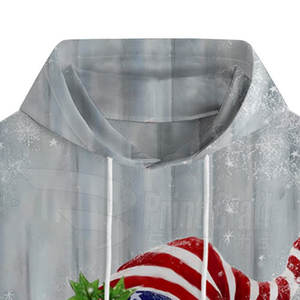 Qualité supérieure Sweats à capuche de Noël pour hommes Taille Plus Vêtements Sweats à capuche de Noël - Product Image 4