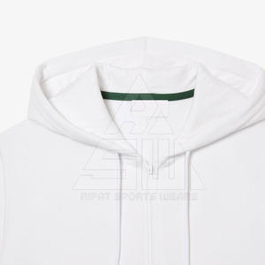 Sweat-shirts à capuche zippés pour hommes, haute qualité, meilleur prix, design personnalisé, uni, teint, mélange polyester/coton, respirant, écologique - Product Image 5