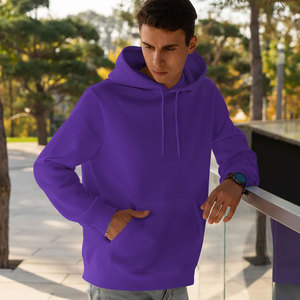 Basic Solid Color Pullover <b>Hoodies</b> for Men and Women Custom Casual Long Sleeve <b>Gym</b> Sportswear <b>Hoodies</b> - Product Image 1