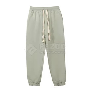 Pantalon de survêtement pour hommes en polyester/coton droit léger décontracté de haute qualité vente en gros de bas quantité minimale de commande - Product Image 3