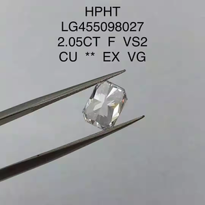 Diamants synthétiques de laboratoire de forme émeraude blancs en vrac CVD/HPHT pour D'VINS JEWELS certifiés pour une utilisation quotidienne en bijouterie en gros - Product Image 4
