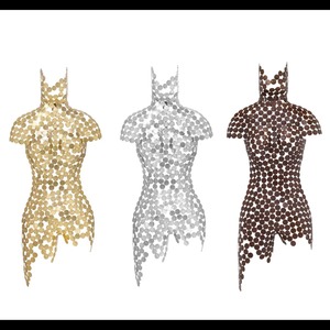 Designer Metal Wall Hanging Decor for Home Elegant Modern Artistic <b>Panel</b> Living Room Bedroom Office Wall Accent - Product Image 2