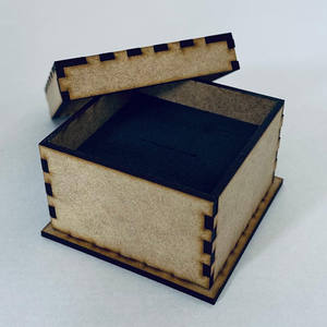 Mdf Jewelry Box Fabricante Venta caliente Regalos y manualidades Cajas de madera Letreros de pared Hecho EN LA India - Product Image 1