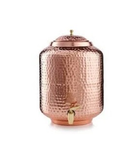 La artesanía clásica de cobre Matka Heritage 2025 más vendida cumple con el encanto rústico martillado 8 LTR aplicable para agua hirviendo - Product Image 6