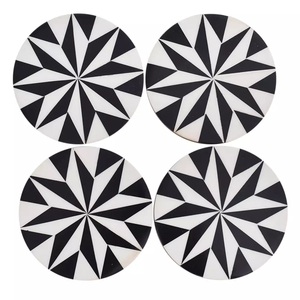 Offre Spéciale de haute qualité personnalisé 6cm diamètre forme ronde lumière LED caboteur coloré clignotant lumineux tasse tapis et tampons - Product Image 2