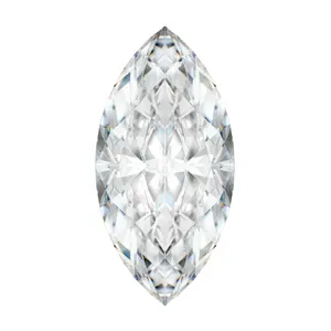 VVS 및 SI 광택 실험실 성장 다이아몬드 CVD HPHT 합성 화이트 다이아몬드 공주 맞춤형 멋진 시간 에메랄드 배 쿠션 SMD