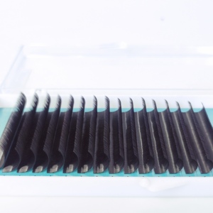 Extensiones de Pestañas Individuales ELFA Ultra Dark Matte Ellipse Flat CC de Volumen Completo, Fibra HY LON, Grosor de 0.03-0.25mm, Personalizables - Product Image 1