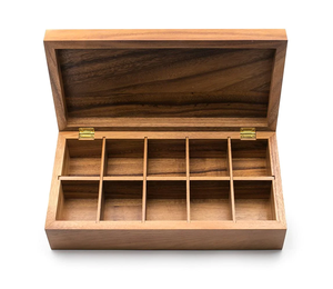 กล่องเก็บเครื่องเทศทำจากไม้แกะสลักด้วยมือกล่องบรรจุภัณฑ์ทำจากไม้ที่มีสไตล์หรูหรามีเอกลักษณ์ในราคาที่เหมาะสม - Product Image 1