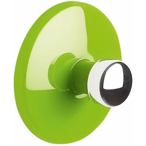 Spirella Bowl Collection, Adhesive <b>Hook</b> 4.0, <b>Chrome</b> ABS, Green - Product Image 1