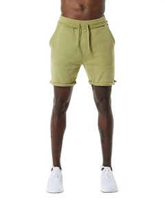 กางเกงขาสั้นผ้าฝ้ายเทอร์รี่สำหรับชายและหญิงทรงวินเทจซักด้วยกรดแบบออกแบบได้ตามต้องการ - Product Image 4