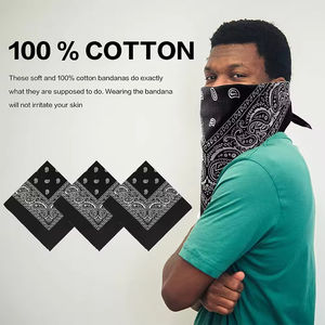 Bandana classique à imprimé paisley et multi-usages pour l'extérieur, avec des motifs colorés, bandana hip-hop en gros - Product Image 3