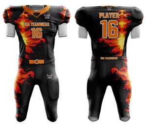 Uniformes de football américain nouvelle conception imprimés par sublimation style unique Offre Spéciale équipement de football grande taille - Product Image 6