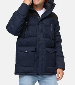 Veste d'hiver pour homme en duvet de canard, tendance et décontractée, vente en gros, personnalisable, nouvelle mode, veste à bulles pour homme - Product Image 6