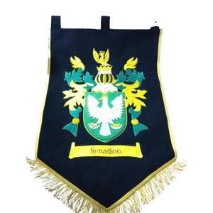 Este es un pequeño banner con el escudo y el erudito genealogológico de la familia Campbell. - Product Image 5