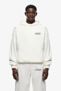 ชุดเซ็ตสเวตสูทพิมพ์ลาย High Street Heavyweight พร้อมโลโก้แบบกำหนดเอง เสื้อฮู้ดดี้และกางเกงจ็อกเกอร์ ผ้าฝ้าย 100% ปรับแต่งได้ แบรนด์ส่วนตัว เสื้อผ้าฤดูหนาว - Product Image 4