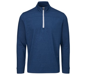 Sweat-shirt de golf à manches longues en polyester de haute qualité avec logo personnalisé, fermeture éclair 1/4, pour hommes - Product Image 5