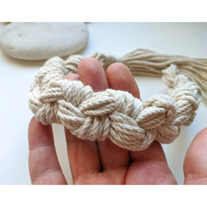 Handmade Woven Indoor Tiebacks Clips for Bedroom and <b>Living</b> <b>Room</b> Window Holdback Tie Backs <b>Curtain</b> Holders for Sale Good Quality - Product Image 4