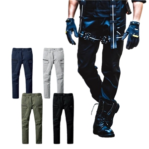 Burtle 6202 Pantalon cargo écologique-Vêtements de travail extensibles, antistatique, design durable, coupe unisexe, pantalon professionnel toutes saisons - Product Image 1