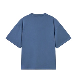 T-shirts en tricot à manches courtes pour hommes de qualité supérieure, respirants, en tissu 100 % coton, personnalisables, pour tenue formelle ou décontractée, teinture unie, vente en gros - Product Image 3