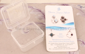 Pendientes de aro de plata antigua de diseñador hechos a mano sólidos de piedras preciosas ovaladas de citrino Natural de Plata de Ley 925 para boda - Product Image 6