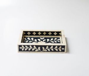EXPANDNG INLAY PLATEAU PLATEAU DE SERVICE FAIT À LA MAIN LUXE Os Incrustation Ramadan Petit Déjeuner Alimentaire Fruits Café Thé Plateau Décoratif - Product Image 6
