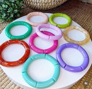 Brazalete de Resina Hecho a Mano de Moda para Mujer, Elegante Joyería de Diseño, Accesorios de Moda, Brazalete de Resina y Pulseras de Resina - Product Image 5