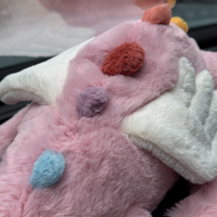 Peluche JellyCat en coton, Dragon Duskrise, jouet en peluche lesté avec rembourrage en PP, 50 cm, unisexe