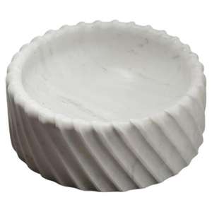 Cuenco de mármol americano con acabado brillante, cuenco decorativo de mesa para servir para el hogar, Hotel, restaurantes, café, cuenco de mármol para mesa - Product Image 5