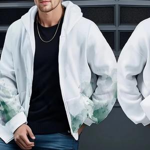 Sudadera con capucha de gran tamaño personalizada de primera calidad, suéter básico de mezcla de algodón, sudaderas con capucha de gran tamaño para hombres, sudaderas con capucha de gran tamaño personalizadas - Product Image 2