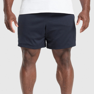 กางเกงขาสั้นเล่นฟิตเนสสำหรับผู้ชายมีซิปกระเป๋าลำลองผ้าโพลีเอสเตอร์สำหรับออกกำลังกายวิ่งออกกำลังกาย - Product Image 1