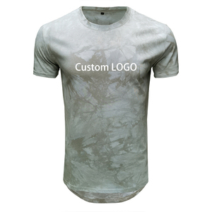 2025 OEM Plus Size Custom Sports T-Shirt for Men Casual Short Sleeve Cotton <b>Knitted</b> Wear Latest Fashion <b>Tie</b> Dye Design Outdoor - Product Image 6